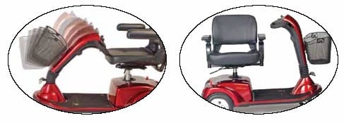Golden Companion - 3 Wheel Scooter - Red