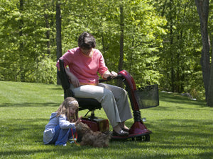 Golden Companion - 3 Wheel Scooter - Red