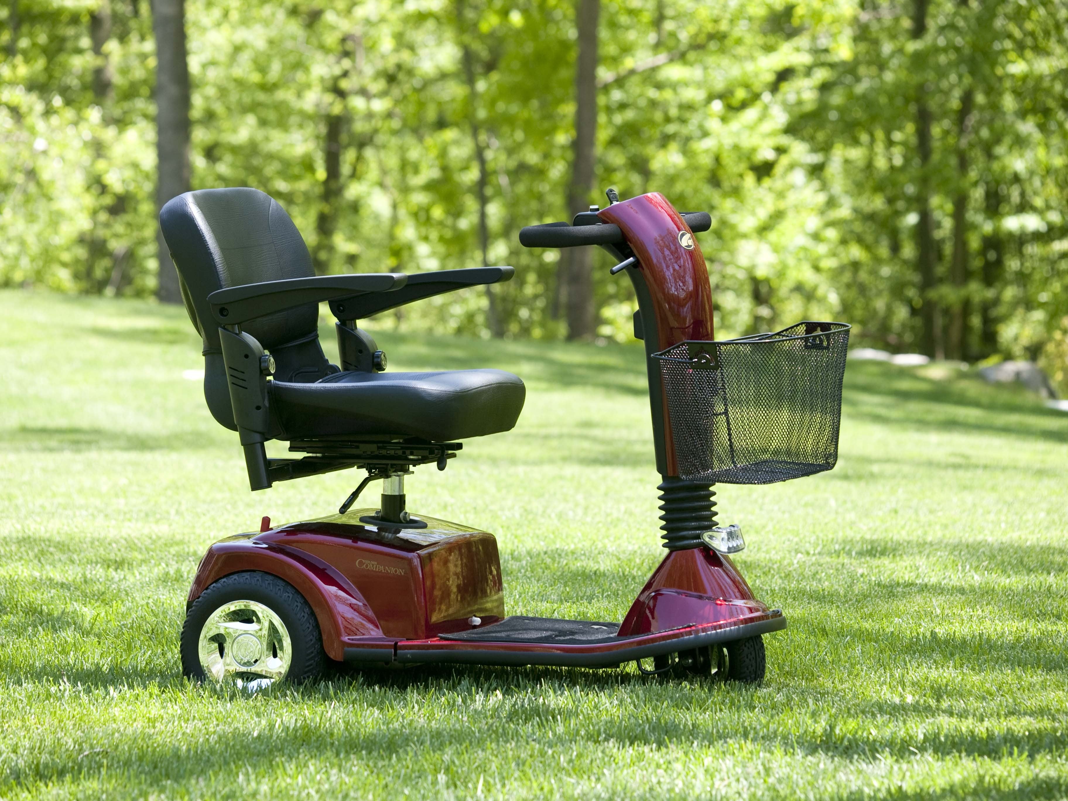 Golden Companion - 3 Wheel Scooter - Red