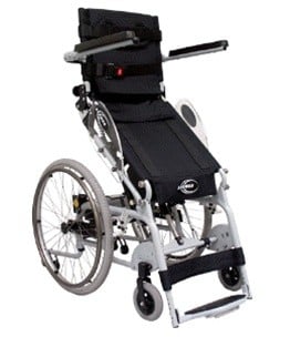 Karman 18" Manual Push-Power Assist Stand Wheelchair