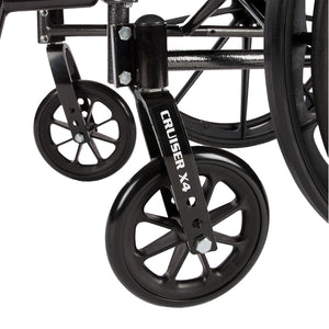 Drive Cruiser X4 Wheelchair Lightweight, Dual-Axle Wheelchair