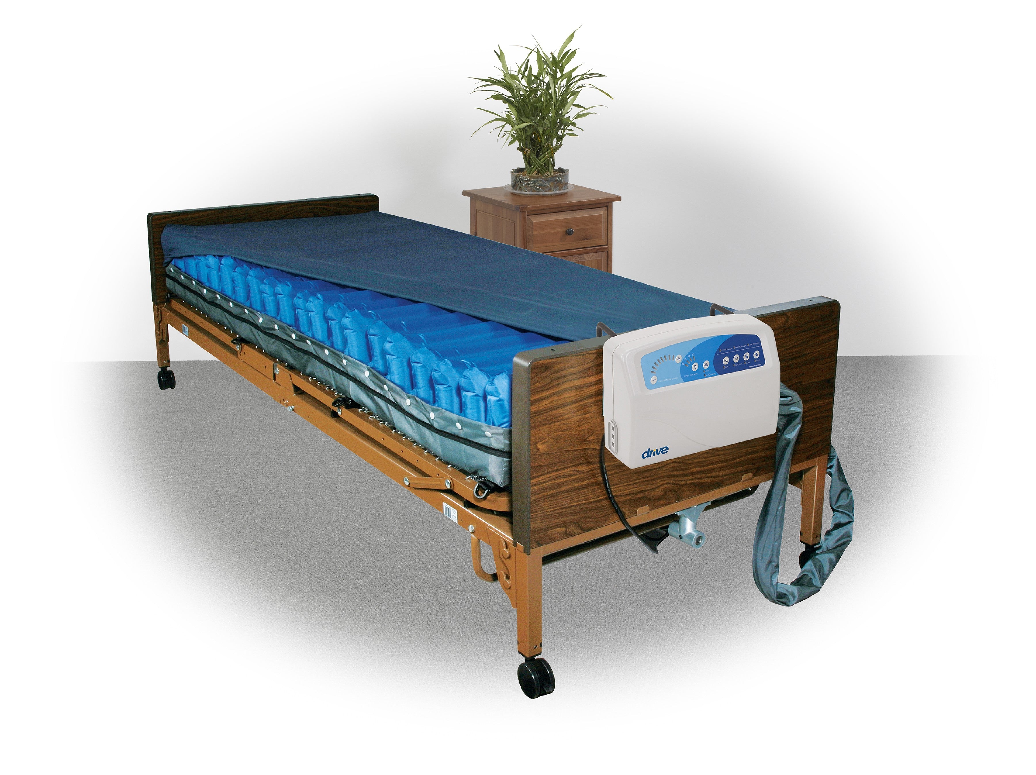 Med-Aire Plus 8" Alternating Pressure & Low Air Loss Mattress System by Drive