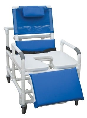 Lumex 26in Bariatric Reclining Commode Bath Seat
