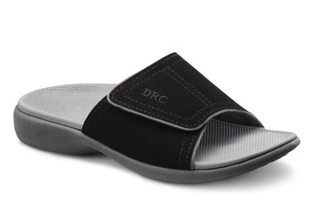 Dr. Comfort Men's Connor Diabetic Sandals - Black