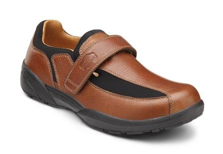 Dr. Comfort Men's Douglas Diabetic Shoes - Chestnut