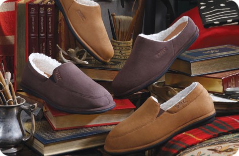 Dr. Comfort Men's Easy Diabetic Slippers - Camel