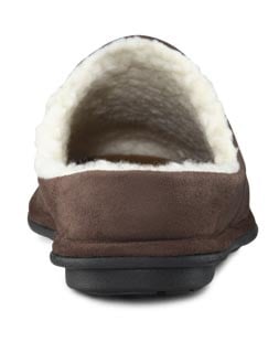 Dr. Comfort Men's Easy Diabetic Slippers - Chocolate