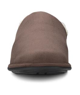Dr. Comfort Men's Easy Diabetic Slippers - Chocolate