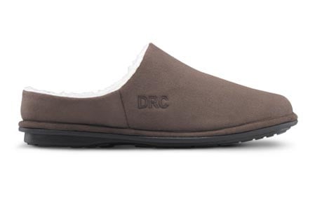Dr. Comfort Men's Easy Diabetic Slippers - Chocolate