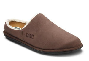 Dr. Comfort Men's Easy Diabetic Slippers - Chocolate