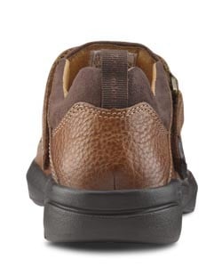 Dr. Comfort Men's Fisherman Diabetic Sandals - Chestnut