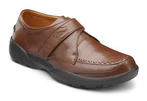 Dr. Comfort Men's Frank Diabetic Shoes - Bark