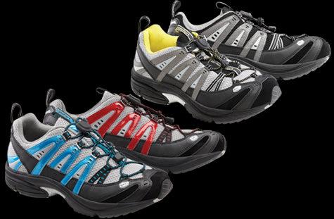 Dr. Comfort Men's Performance Diabetic Shoes - BLK-GRY