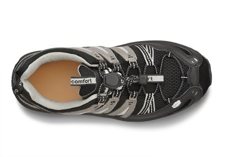 Dr. Comfort Men's Performance Diabetic Shoes - BLK-GRY
