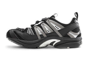 Dr. Comfort Men's Performance Diabetic Shoes - BLK-GRY