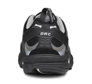 Dr. Comfort Men's Performance Diabetic Shoes - BLK-GRY