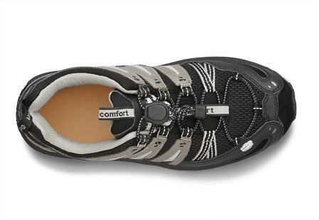 Dr. Comfort Men's Performance X Diabetic Shoes - Blk-Gry