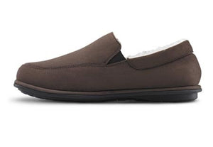 Dr. Comfort Men's Relax Diabetic Slippers - Chocolate