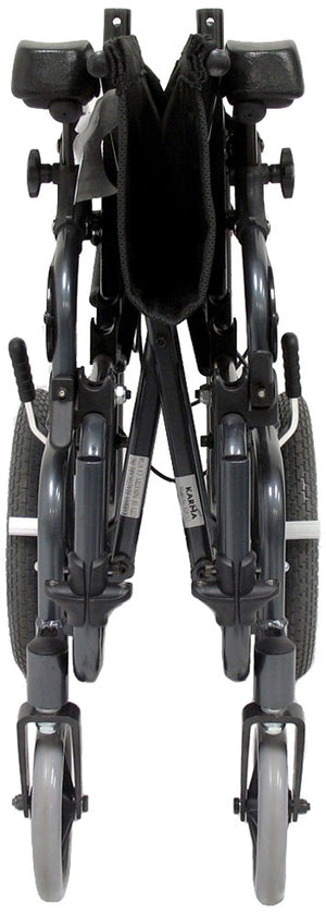 Karman VIP-515-TP Lightest Foldable Adult Tilt-in-Space Wheelchair