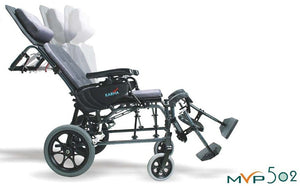 Karman MVP-502-MS – 36 lbs Manual-Propel Alu Reclining Wheelchair
