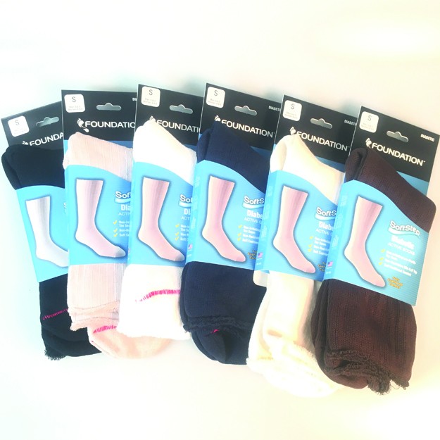 Foundation Diabetic Soft Step Socks