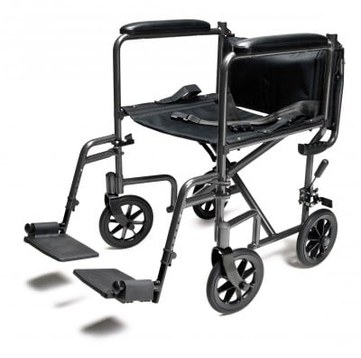 Everest & Jennings Steel Transport Wheelchair