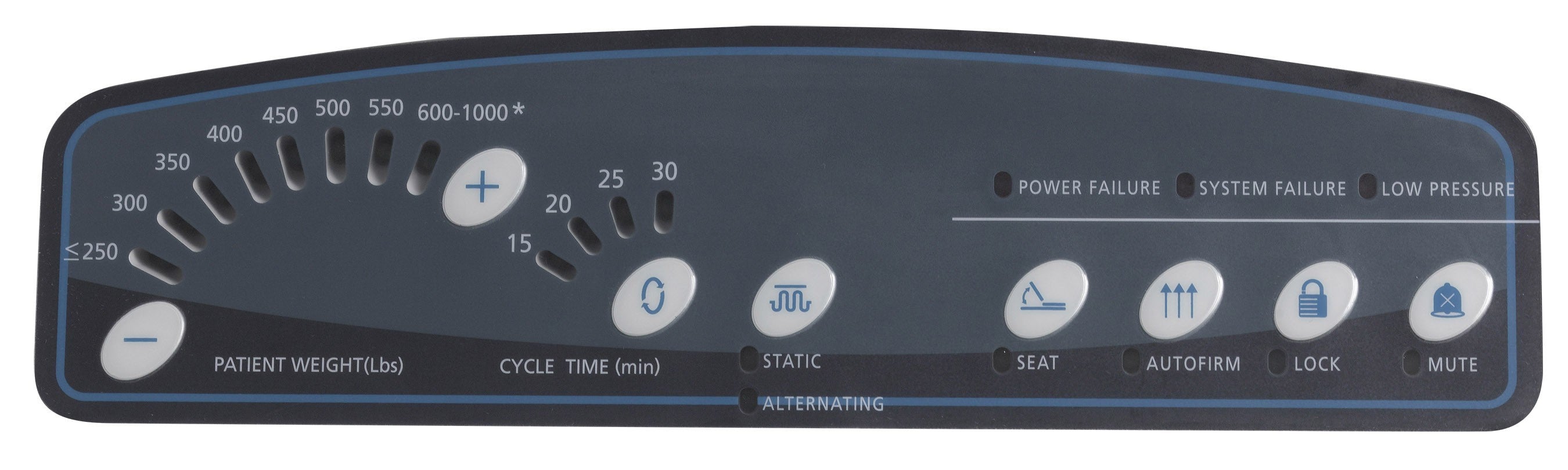 Med-Aire Plus 10" Bariatric Altern Pressure Mattress System by Drive