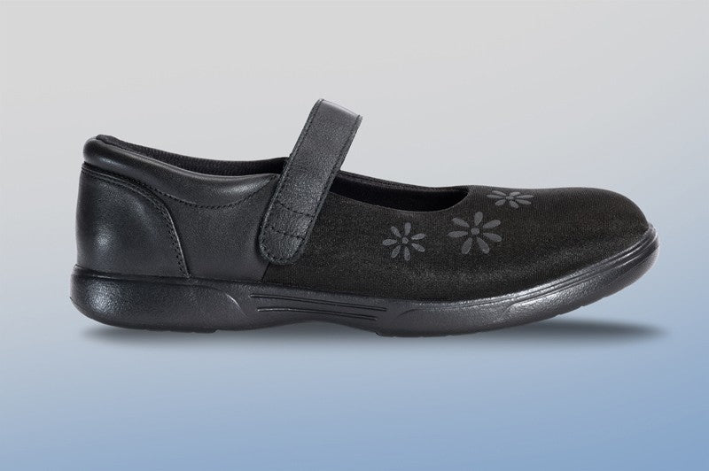 Ped-Lite Edie Lycra Diabetic Shoes - Black