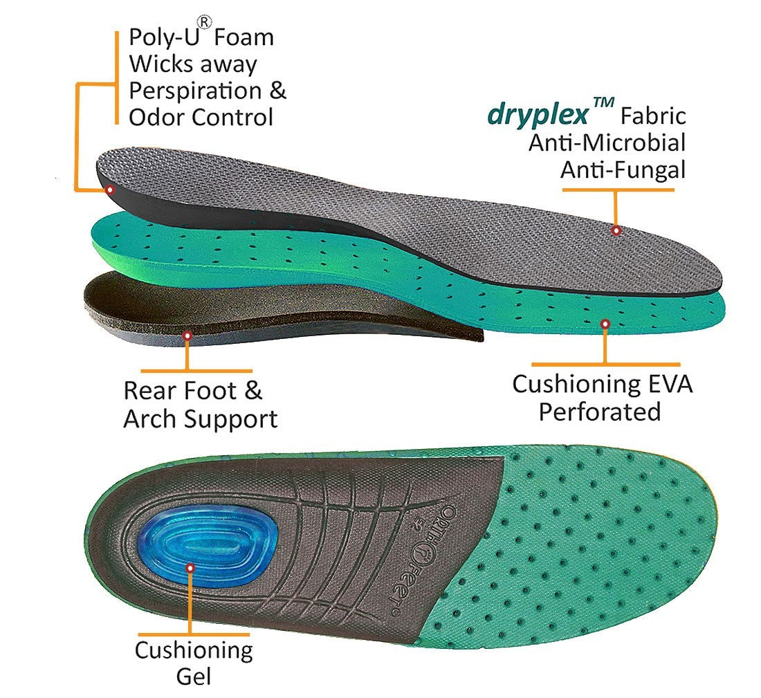 OrthoFeet Women's Serene Diabetic Shoes - Black - 891