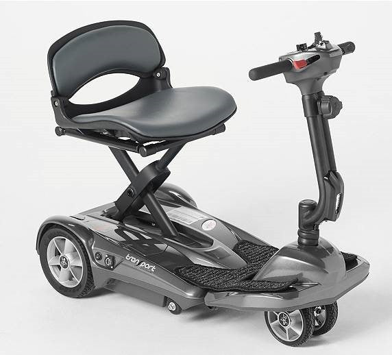 Transport AF+ Dual Front Tire Automatic Folding 4 Wheel Scooter -EV Rider