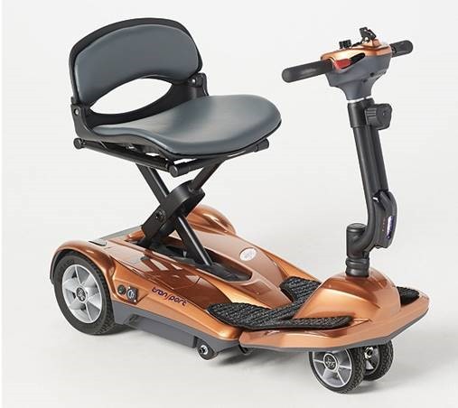 Transport AF+ Dual Front Tire Automatic Folding 4 Wheel Scooter -EV Rider