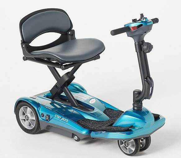 Transport AF+ Dual Front Tire Automatic Folding 4 Wheel Scooter -EV Rider