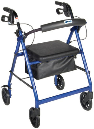Aluminum Rollator with 6" Casters by Drive Medical