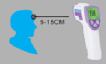 Non Contact IR Infrared Digital Thermometer Body Temperature Thermometer