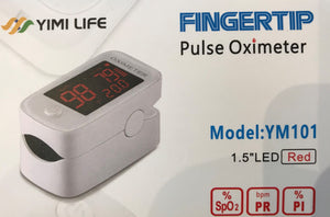 Fingertip Pulse Oximeter, Blood Oxygen Saturation Monitor (SpO2) with LED Displa