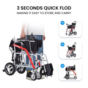Metro Mobility iTravel Lite Lightweight Electric Wheelchair