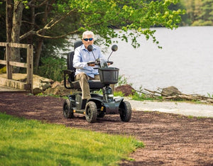 Pride Pursuit 2 Heavy Duty 4 Wheel Mobility Scooter - 400 lb. Capacity