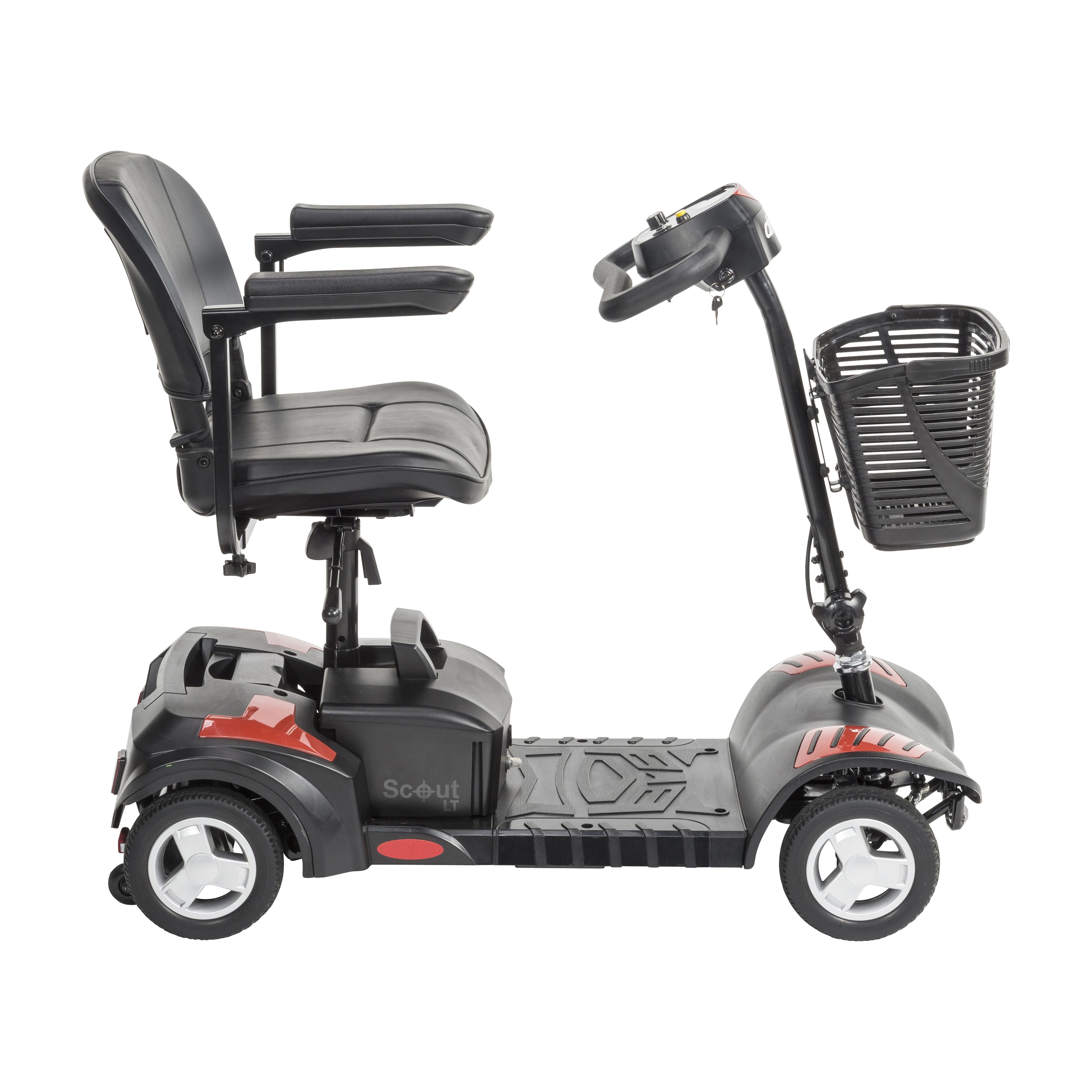 Drive Scout LT 4 Compact Travel Power 4-Wheel Scooter - SFSCOUT4