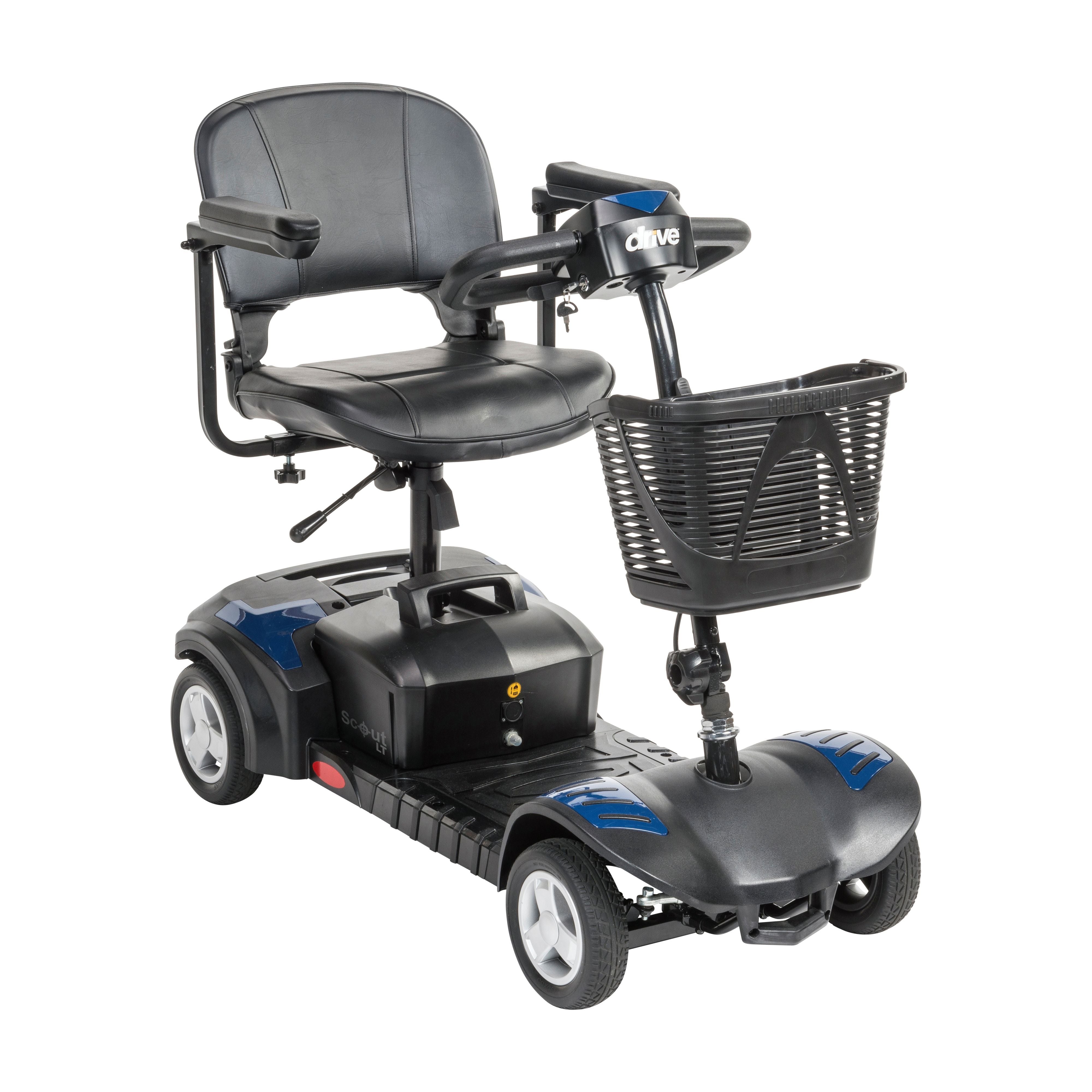 Drive Scout LT 4 Compact Travel Power 4-Wheel Scooter - SFSCOUT4