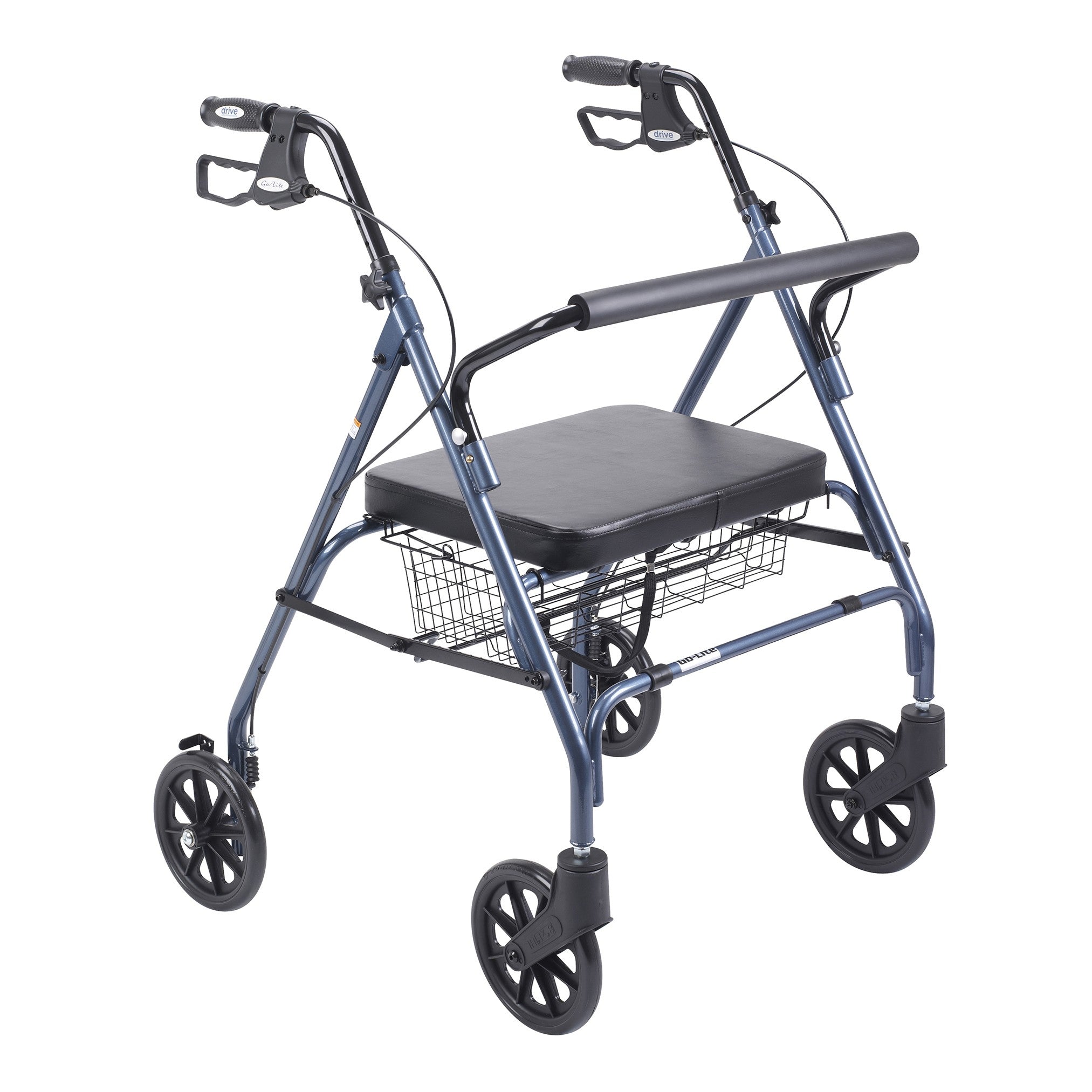 Drive Go-Lite Bariatric Steel 4 Wheel Rollator