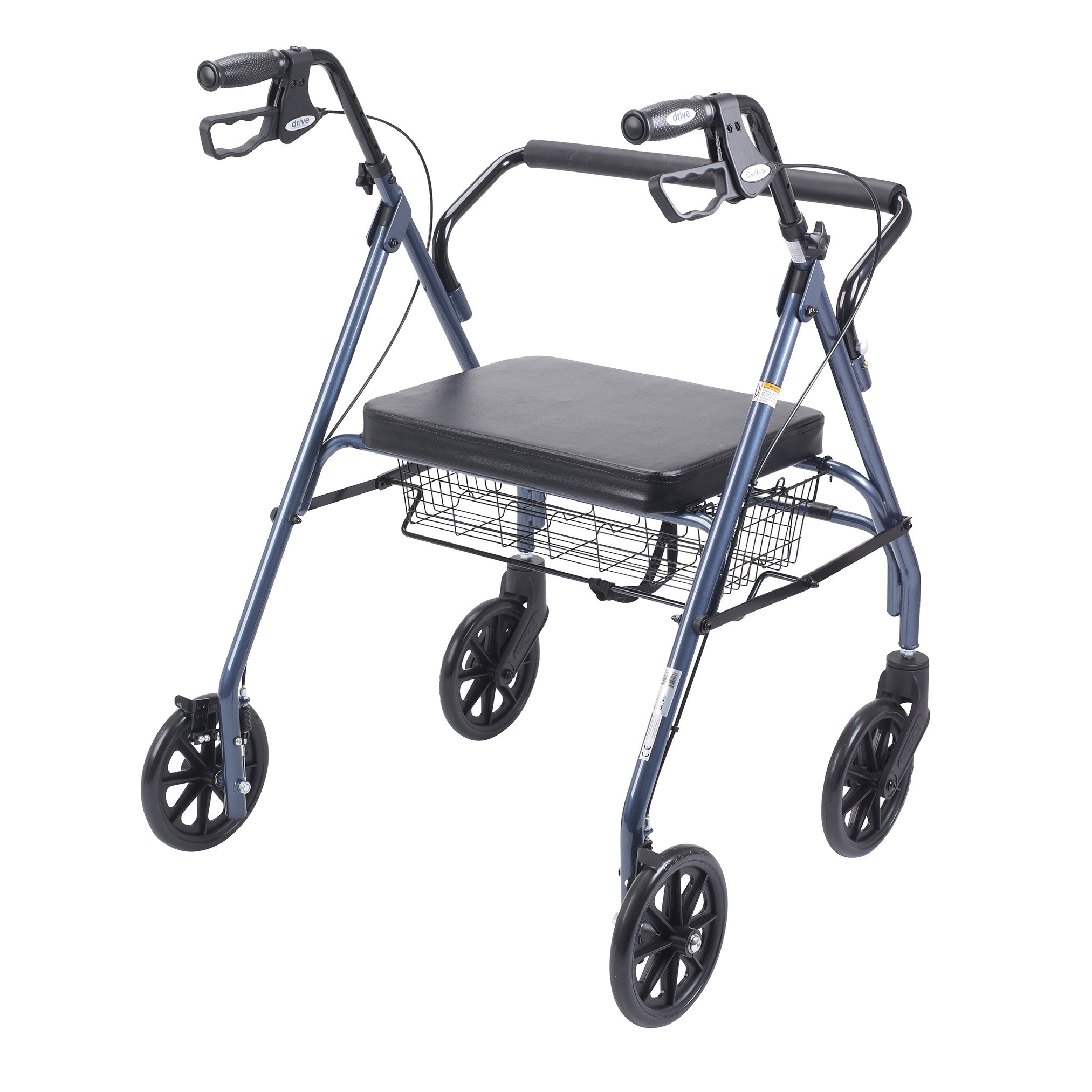 Drive Go-Lite Bariatric Steel 4 Wheel Rollator