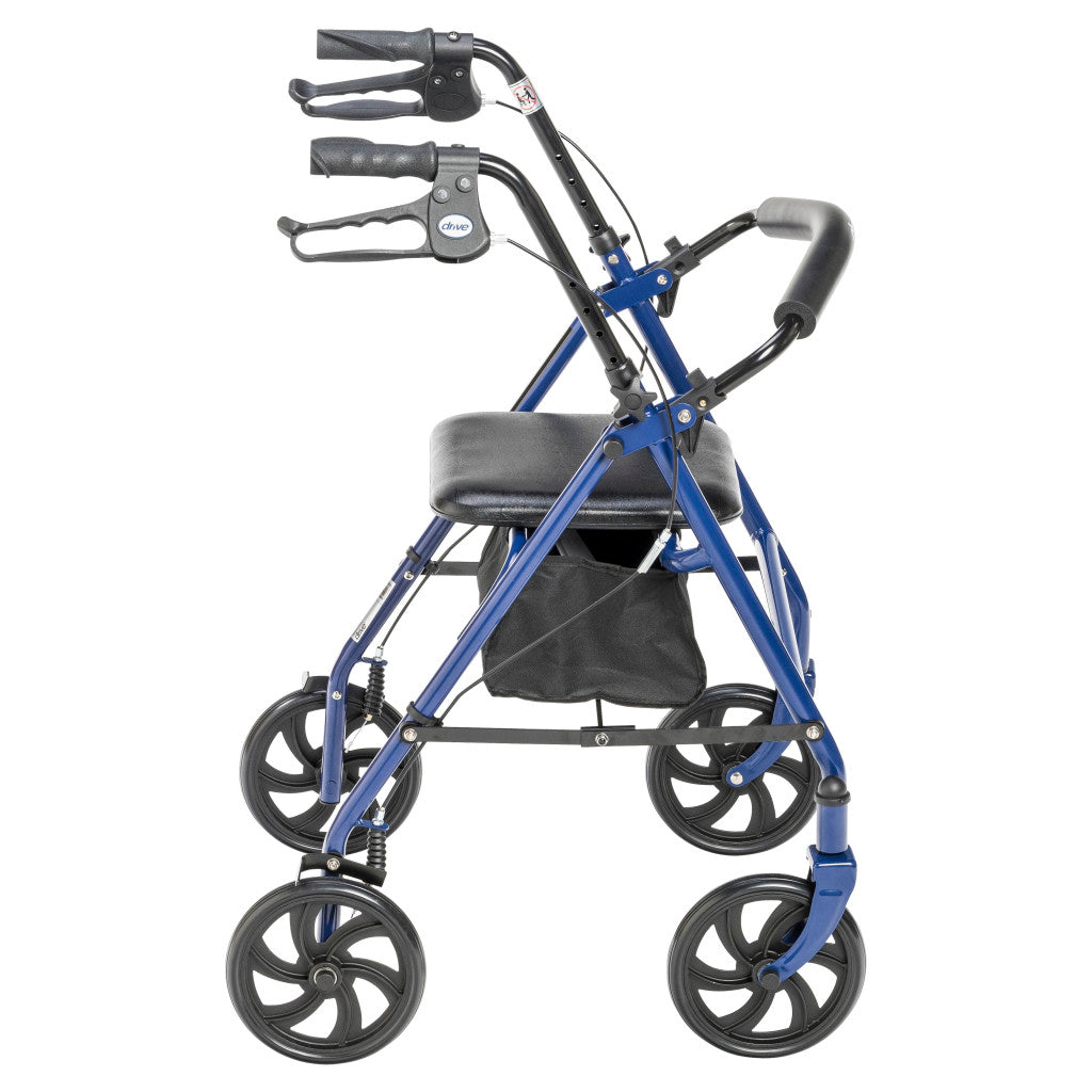 Drive Durable 4 Wheel Rollator with 7.5" Casters