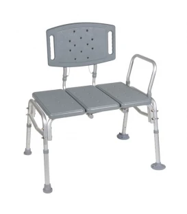 Drive Bariatric Plastic Seat Transfer Bench with Backrest