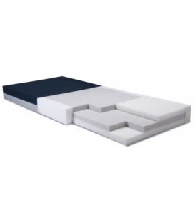 Simmons Clinical Care S400 Series Foam Mattress w/Side Bolsters 35inx76in 
