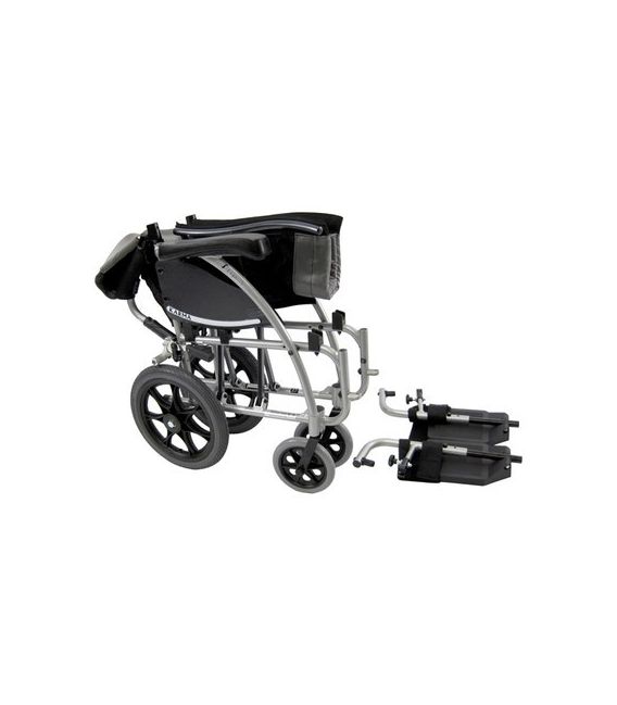 Karman S-115F-TP 22 lbs Lightweight Transport Companion Wheelchair 