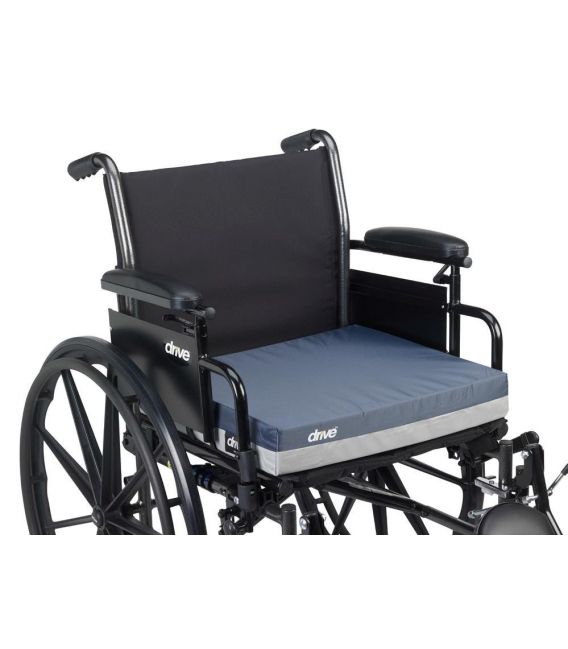 Drive Gel "E" 3" Wheelchair Seat Cushion - 16" x16" x 3"