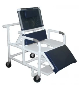 Lumex 26" Bariatric Recline Shower Commode Bath Seat 89440 by Graham Field