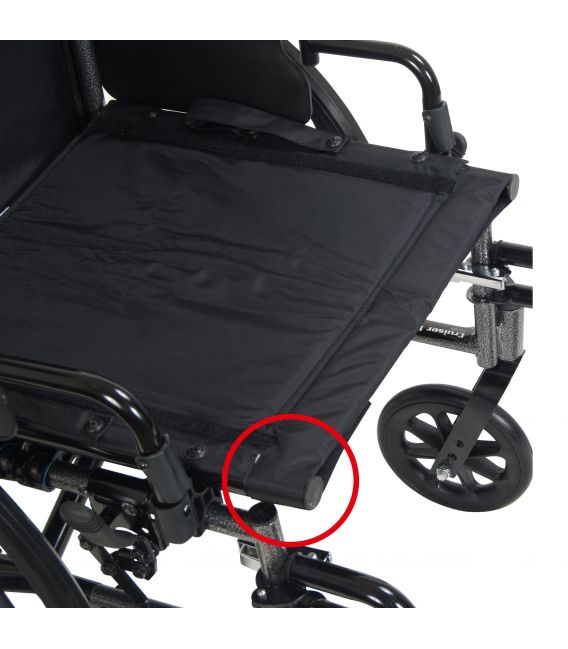 Viper Plus Reclining Wheelchair with Elevating Leg Rests &  Flip Back Arms by Drive