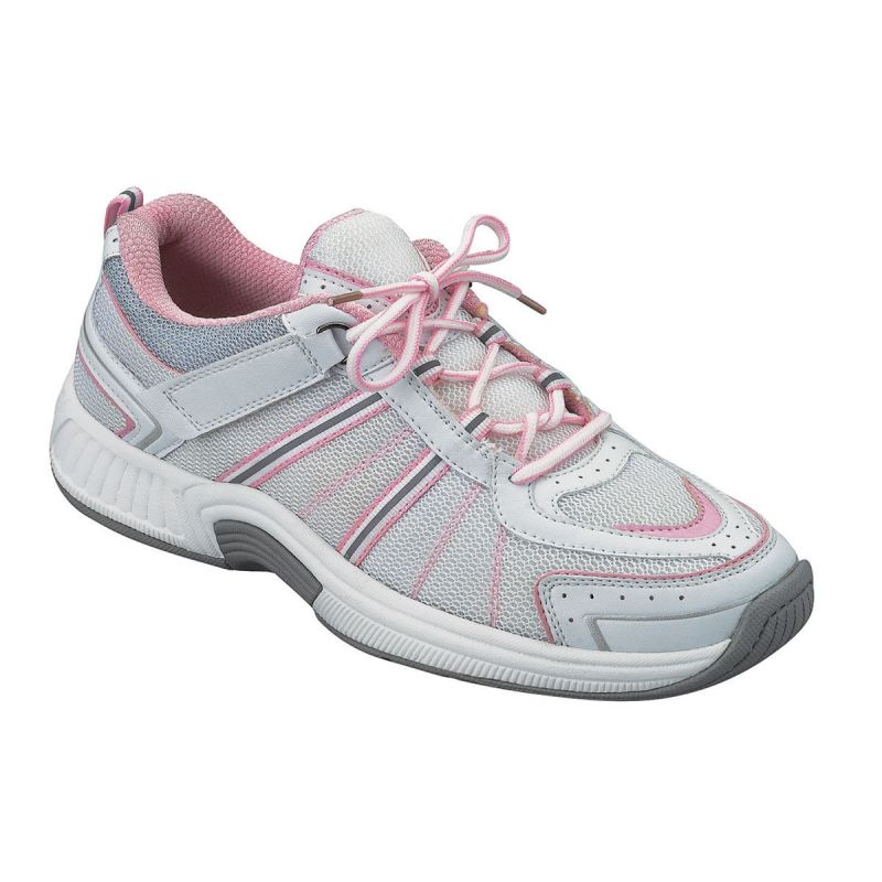 OrthoFeet Women's Tahoe Diabetic Shoes - Pink - American Qualit