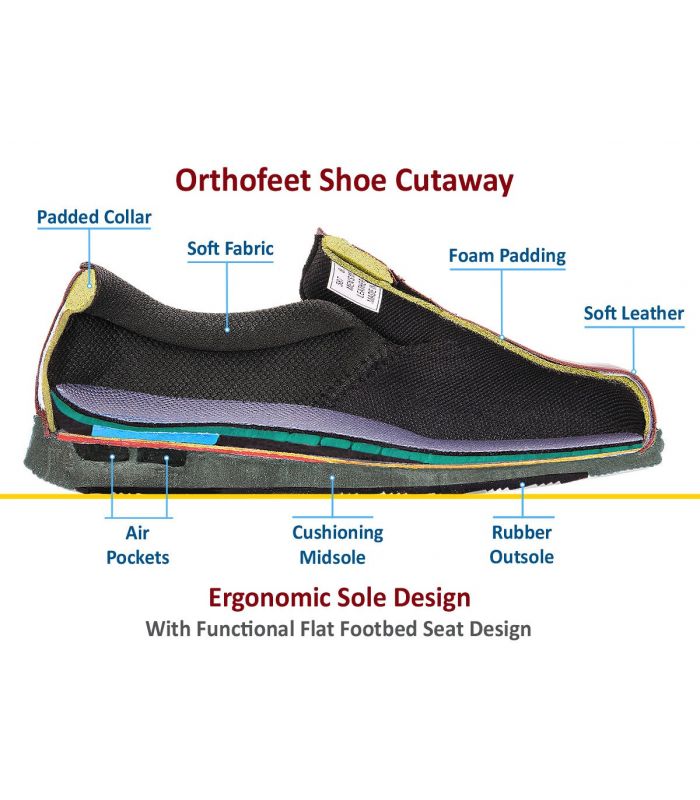 Orthofeet Clearwater - Men's Orthopedic Fisherman Shoes | Flow Feet